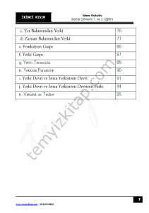 Eşya Hukuku 22-23 Bahar 2
