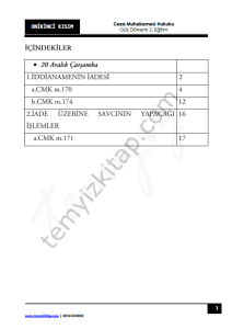 Ceza Muhakemesi Hukuku 2.Öğretim 23-24 Güz 12