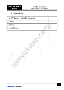 Ceza Hukuku Genel Hükümler 1.Öğretim Çift ve 2.Öğretim 23-24 Güz 10