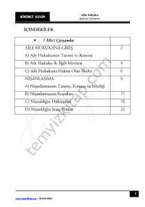 Kocatepe Üniversitesi Aile Hukuku 22-23 Bahar 1