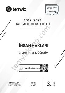 İnsan Hakları 22-23 Bahar 3