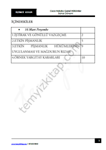 Sakarya Üniversitesi Ceza Hukuku Genel Hükümler 22-23 Bahar 3