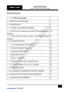 Şehir Üniversitesi Deniz Ticareti Hukuku 22-23 Bahar 3