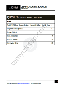 Ceza Hukuku Genel Hükümler 1.Öğretim TEK 23-24 Bahar 1