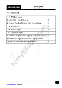 Kocatepe Üniversitesi Tüketici Hukuku 22-23 Bahar 4