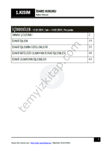 İdare Hukuku 23-24 Bahar 2
