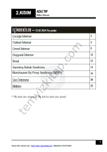 Adli Tıp 23-24 Bahar 2