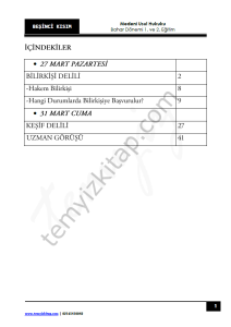 Medeni Usul Hukuku 22-23 Bahar 5