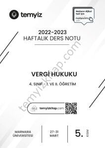 Vergi Hukuku 22-23 Bahar 5