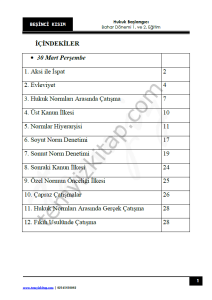 Kırıkkale Üniversitesi Hukuk Başlangıcı ve Metodolojisi 22-23 Bahar 5