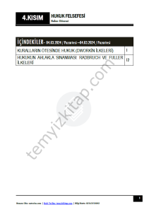 Hukuk Felsefesi 23-24 Bahar 4