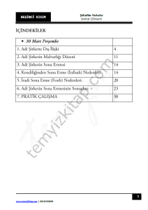 Kocatepe Üniversitesi Şirketler Hukuku 22-23 Bahar 5