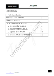 Kocatepe Üniversitesi Eşya Hukuku 22-23 Bahar 5