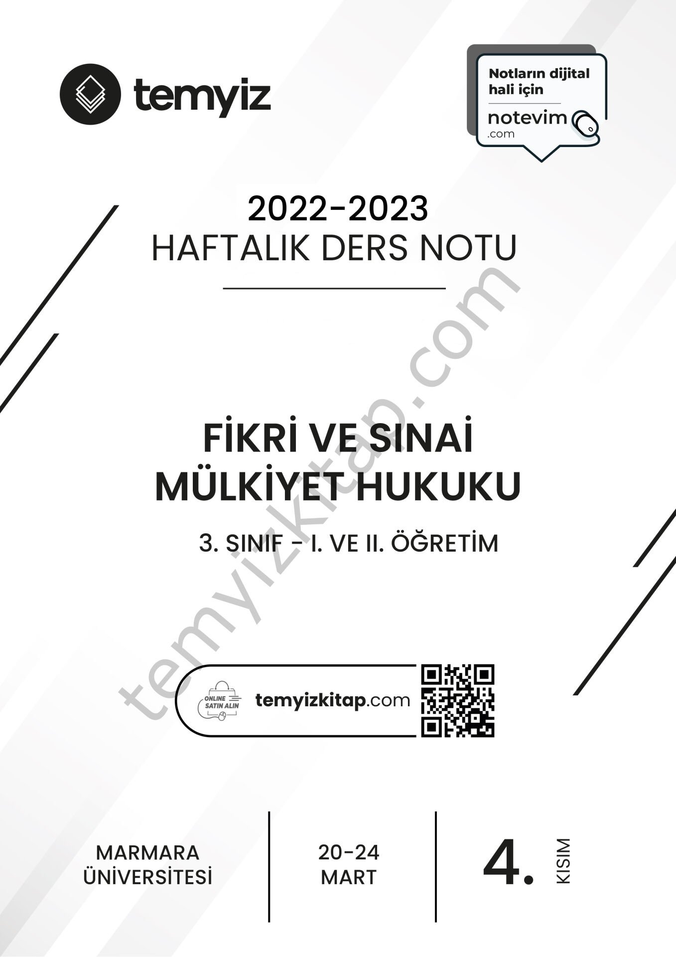 Fikri ve Sınai Mülkiyet Hukuku 22-23 Bahar 4