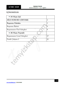 Medeni Hukuk 22-23 Bahar 6