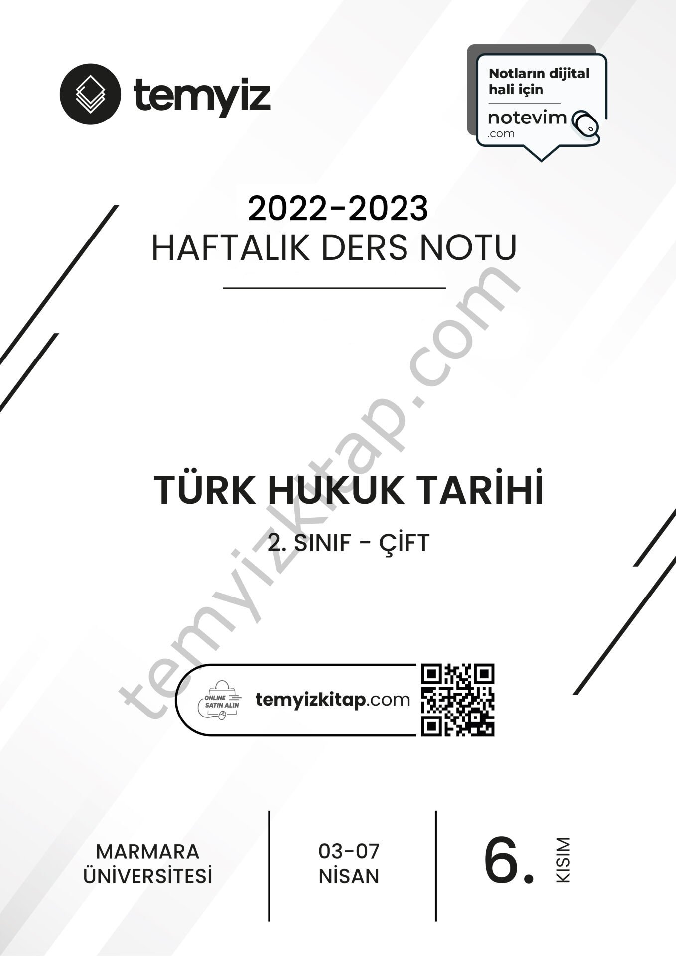 Türk Hukuk Tarihi Çift 22-23 Bahar 6