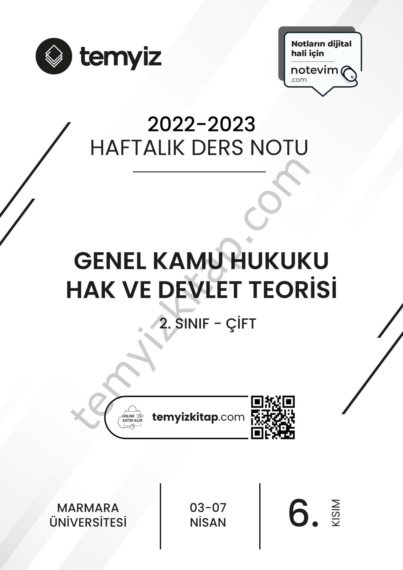 GKH Hak ve Devlet Teorisi Çift 22-23 Bahar 6