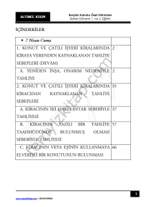 Borçlar Hukuku Özel Hükümler 22-23 Bahar 6