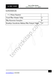 İcra ve İflas Hukuku 22-23 Bahar 6