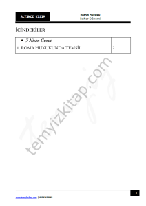 Kırıkkale Üniversitesi Roma Hukuku 22-23 Bahar 6