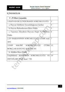 Kırıkkale Üniversitesi Borçlar Hukuku Genel Hükümler 22-23 Bahar 5