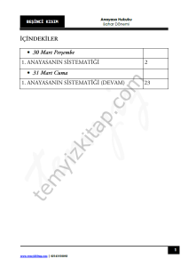 Kırıkkale Üniversitesi Anayasa Hukuku 22-23 Bahar 5