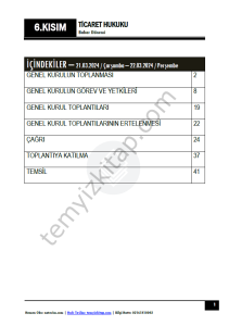 Ticaret Hukuku 2.Öğretim 23-24 Bahar 6
