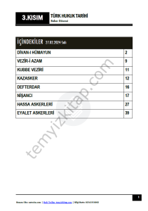 Türk Hukuk Tarihi ÇİFT 23-24 Bahar 3
