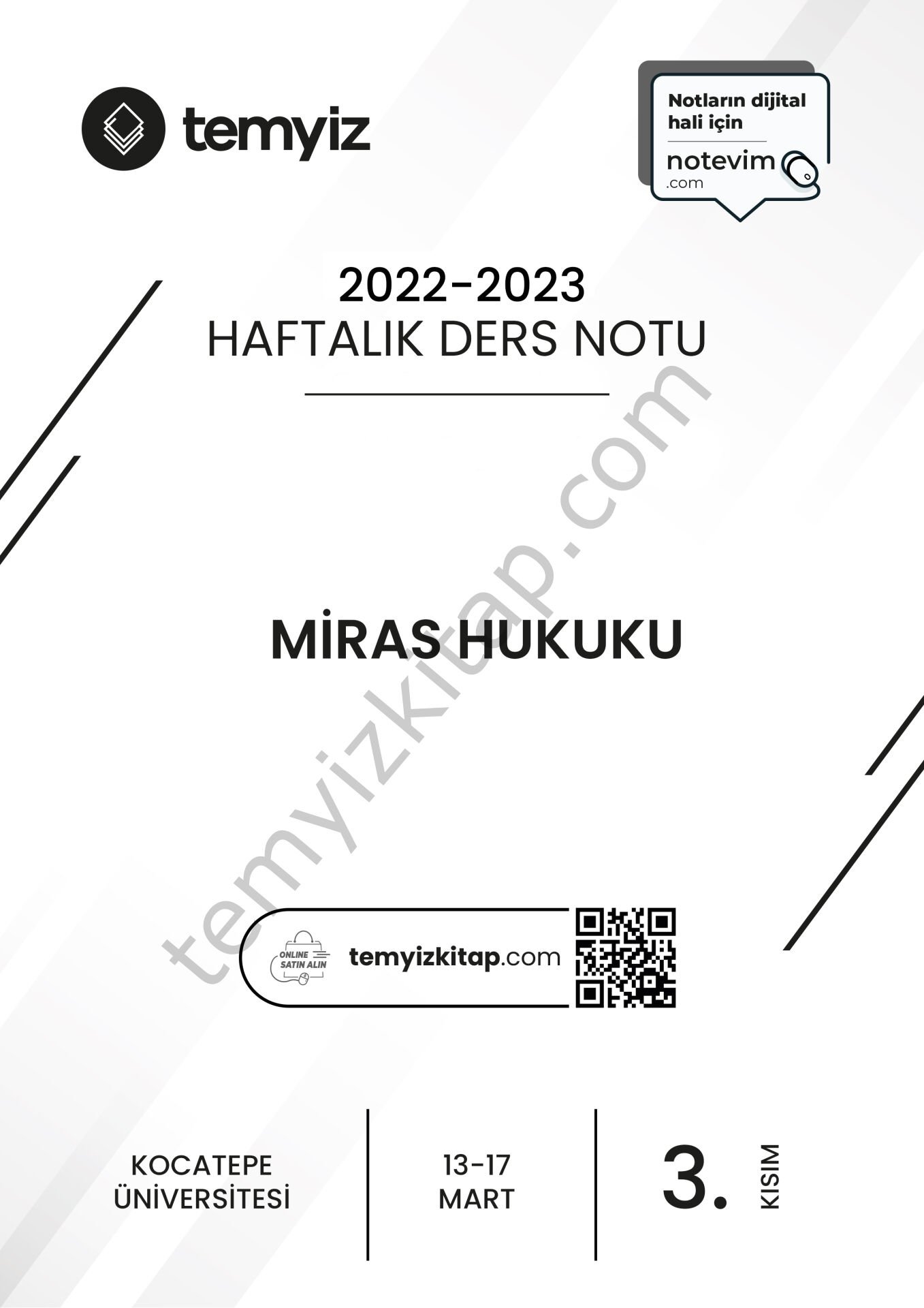 Kocatepe Üniversitesi Miras Hukuku 22-23 Bahar 3