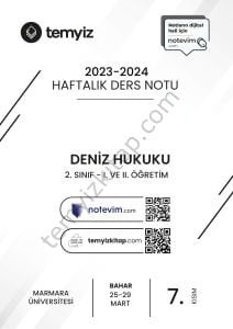 Deniz Hukuku 23-24 Bahar 7