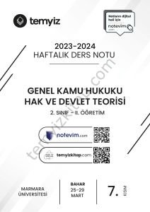 GKH Hak ve Devlet Teorisi 2.Öğretim 23-24 Bahar 7