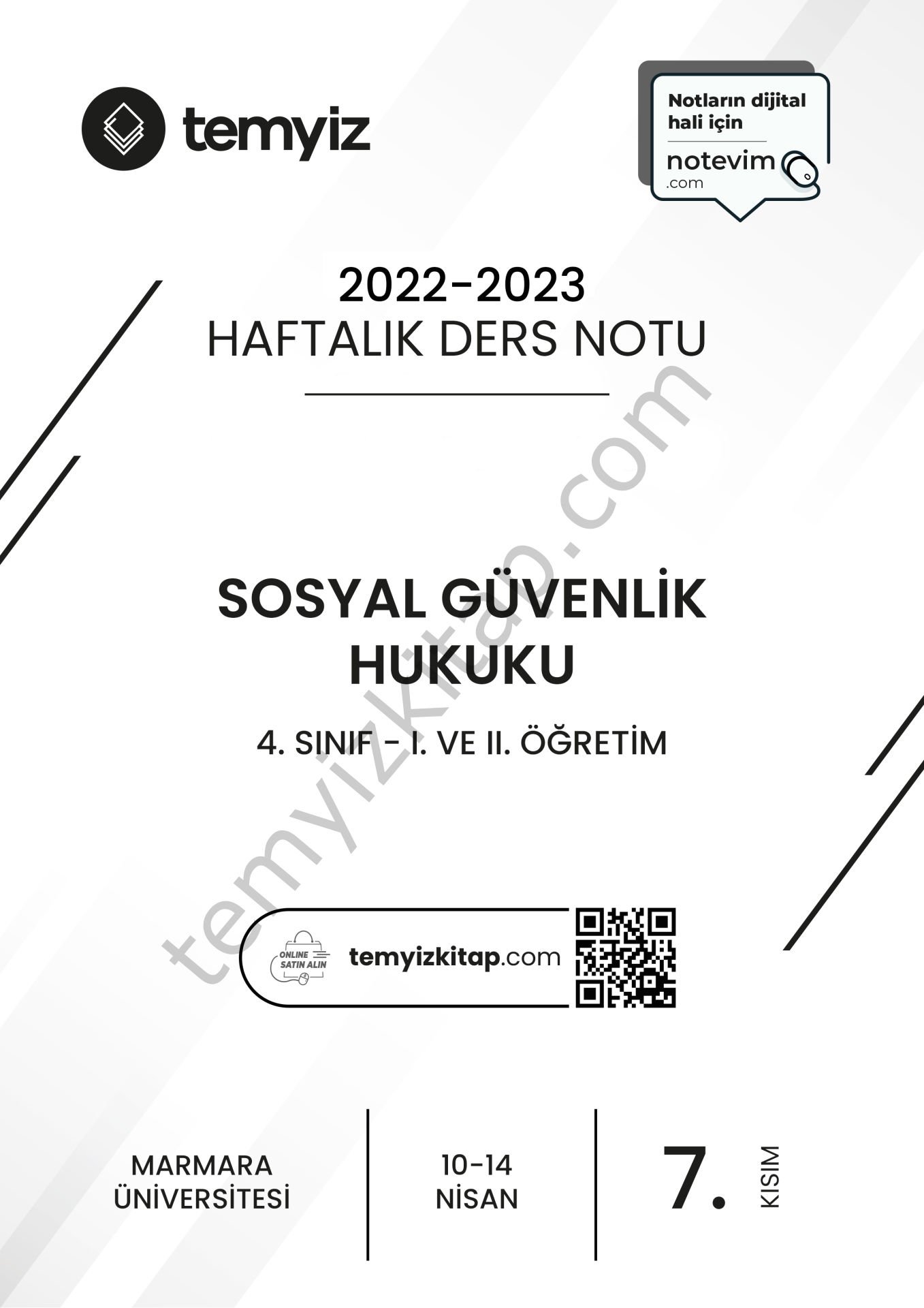Sosyal Güvenlik Hukuku 22-23 Bahar 7