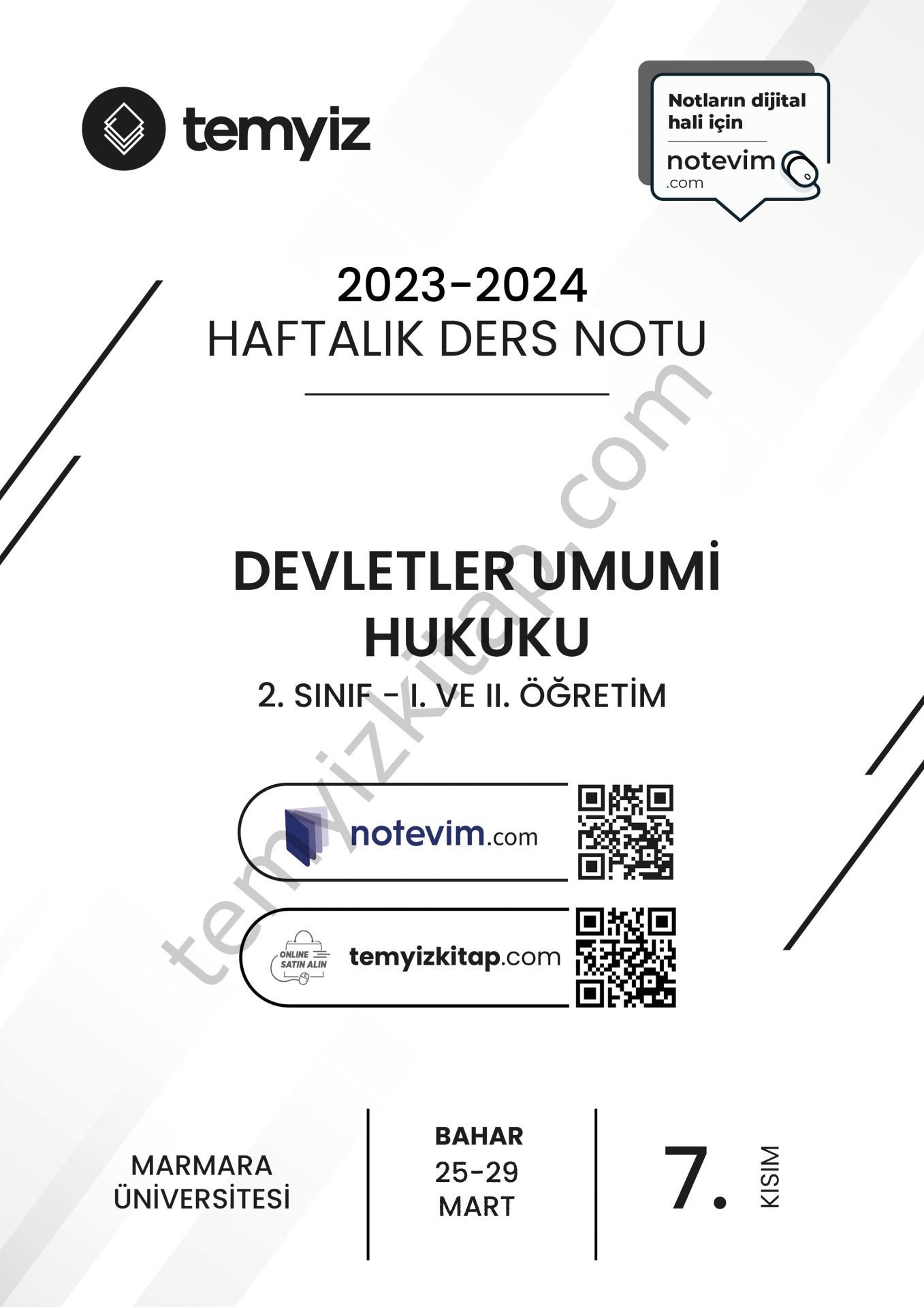 Devletler Umumi Hukuku 23-24 Bahar 7