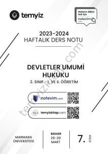 Devletler Umumi Hukuku 23-24 Bahar 7