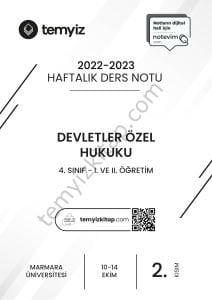 Devletler Özel Hukuku 22-23 Güz 2