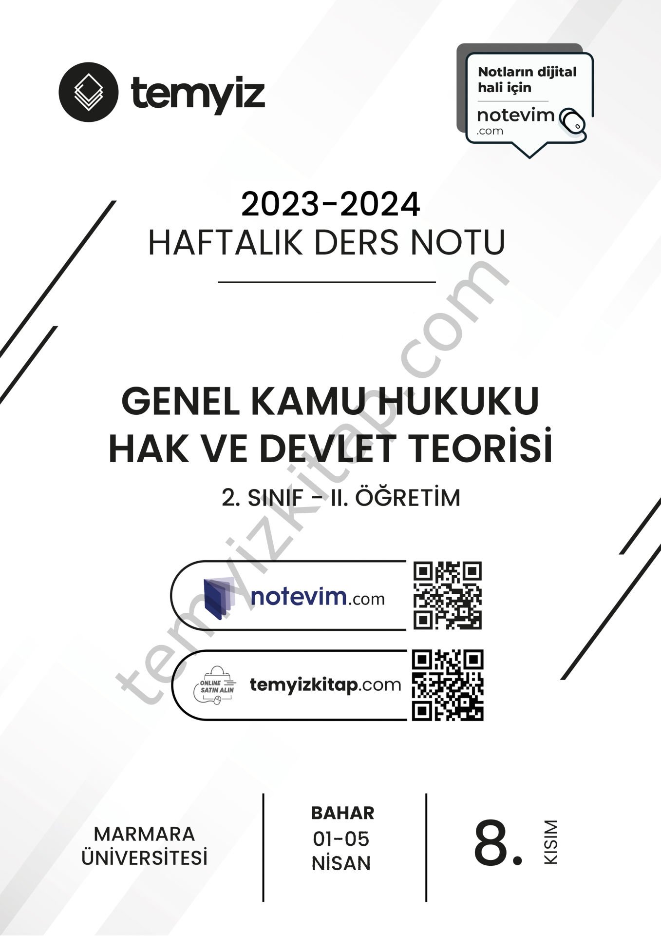 GKH Hak ve Devlet Teorisi 2.Öğretim 23-24 Bahar 8