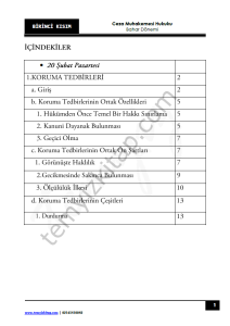 Uludağ Üniversitesi Ceza Muhakemesi Hukuk 22-23 Bahar 1