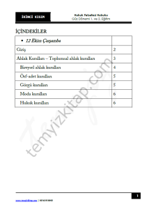 Hukuk Felsefesi 22-23 Güz 2