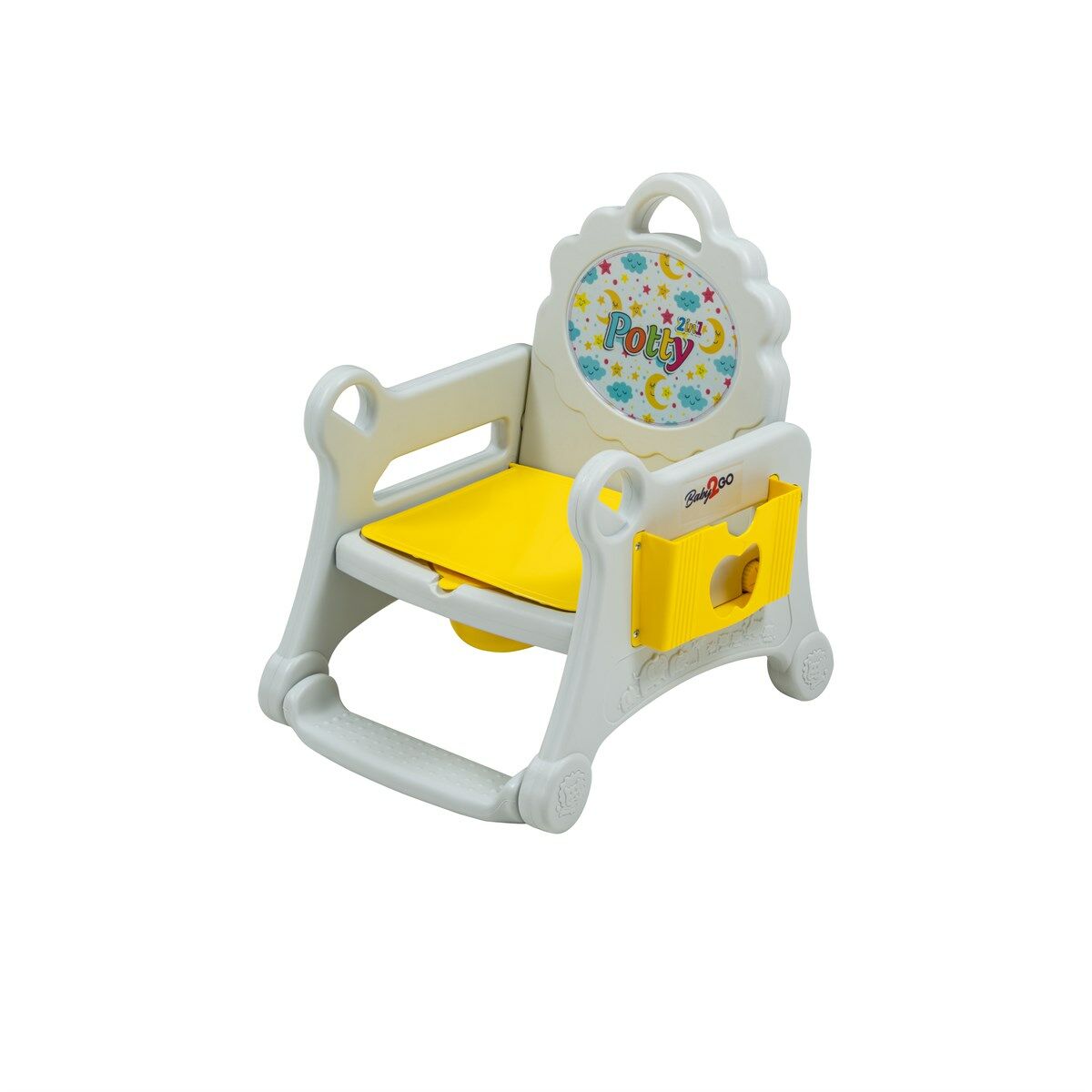 Baby2go 2385 Potty 2 İn 1 Eğitici Klozet Lazımlık-Sarı