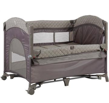 Babyhope 1081 Royal Basıc Oyun Parkı 70X110 cm Park Yatak Gri