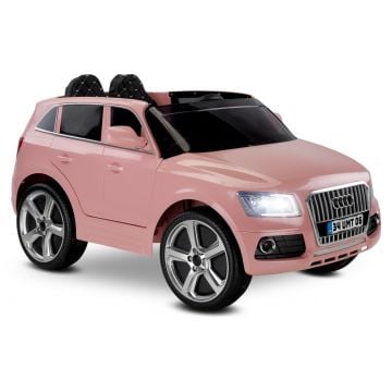 Babyhope Q-suv 12 V. Kırmızı Akülü Araba - Pembe