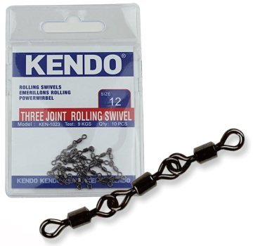 Kendo Three Joint Rolling Swivel 10 Adet