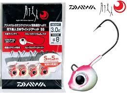 Daiwa Gekkabijin SW LIight Jighead SS Luminenscence 1.5 Gr #10