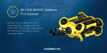 Chasing Gladius M2 Su Altı Drone + Chasing Robot Kol + Chasing Manuel Kablo Sarıcı