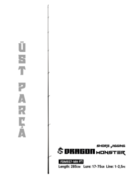 Fujin Dragon Monster 285cm 17-75gr Üst Parça