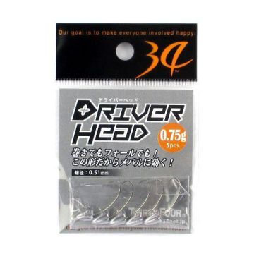 Thirty Four  Driver Head Jighead 3 gr