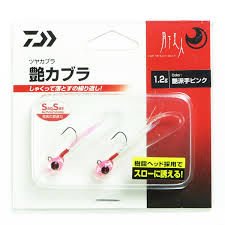 Daiwa Gekkabijin Tsuyakabura 1.2 gr Lrf Jighead GLOSSY PINK GLOW