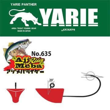 Yarie NO.635 Ajimeba Rider Jighead 0.7 gr #8 Numara İğne