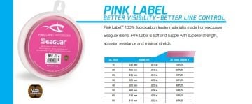 Seaguar Pink Label Fluorocarbon Leader Şok Misinası