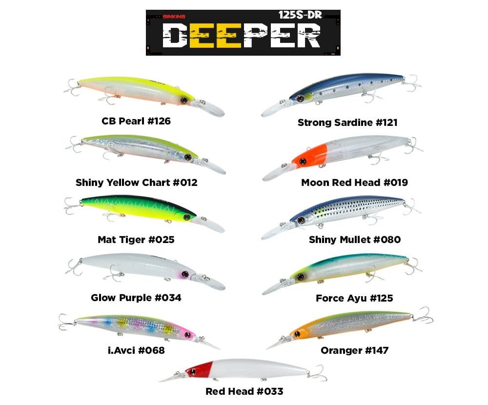 Fujin Deeper 125S-DR Slow Sinking Maket Balık